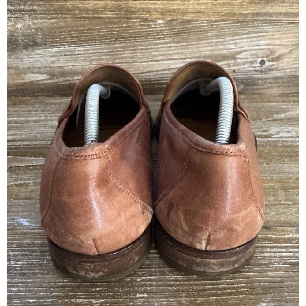 Cole Haan Grand OS Penny Loafer Shoes Mens Size 11.5 M Brown‎ Leather C22771